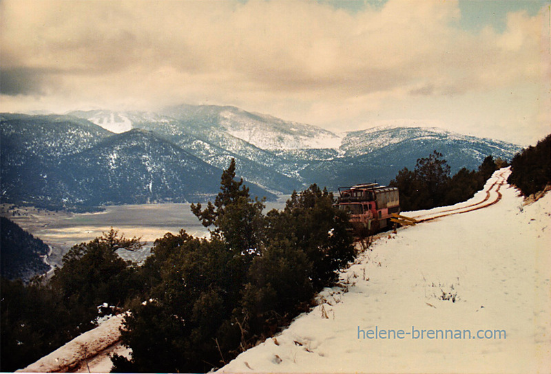 Snowy Mountains 1 Scanned photo print