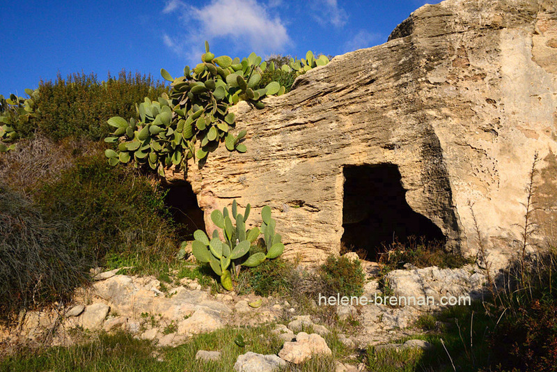 Ancient Rock cut Caves, Agios Georgios Photo
