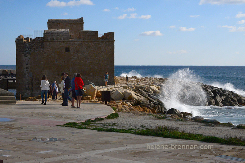 Tourists at Paphos Castle, 1917 Photo