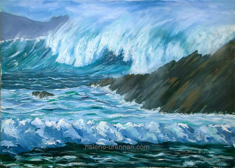 Crashing wave at Clogher Beach, Dingle Limited edition print #10