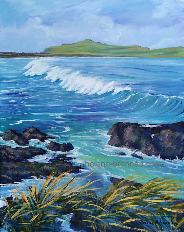 Rolling Wave Oil on Canvas