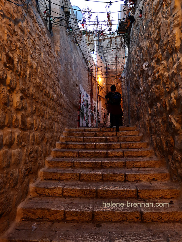 Jerusalem Street Steps 0152 Photo