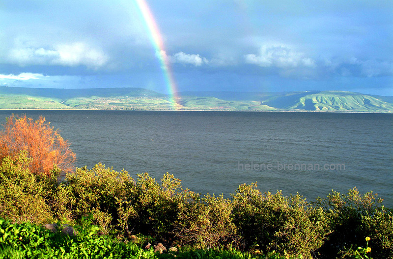 Galilee with Rainbow Photo
