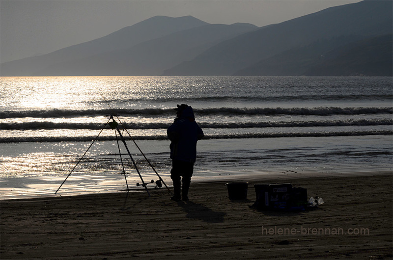 Fishing on Inch Beach 8129 Photo