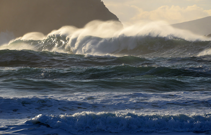 Massive racing Wave, Clogher Beach 7642 Photo