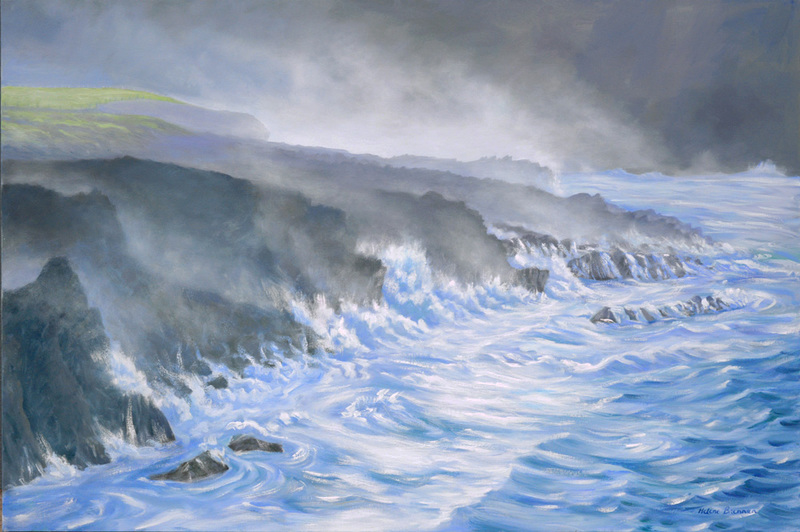 Steamy Atlantic Spray Oil on Canvas